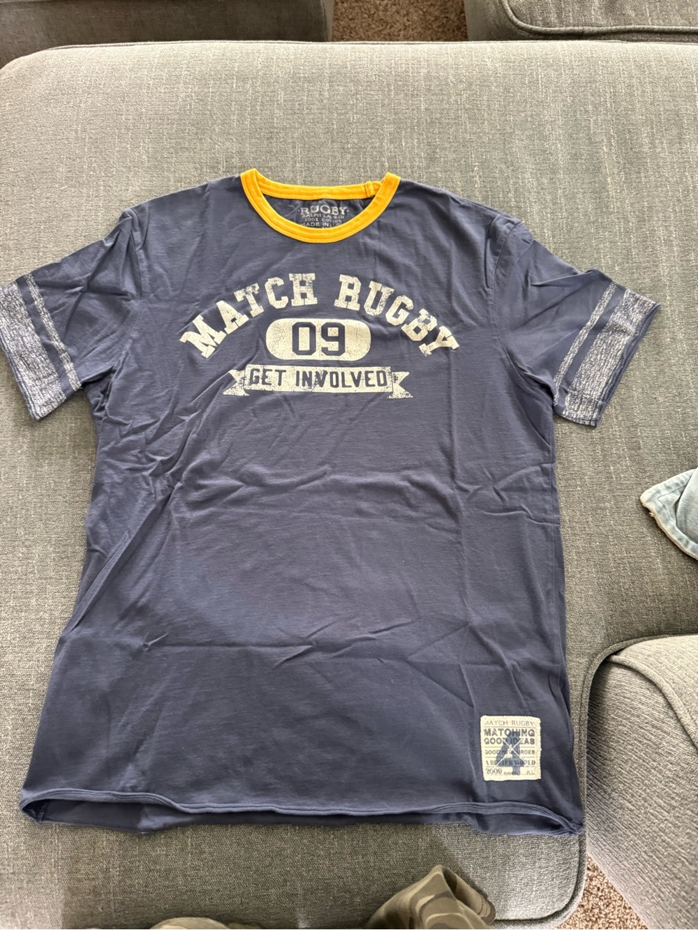 Match Rugby '09 Navy Short-Sleeve Graphic Tee - Get Involved